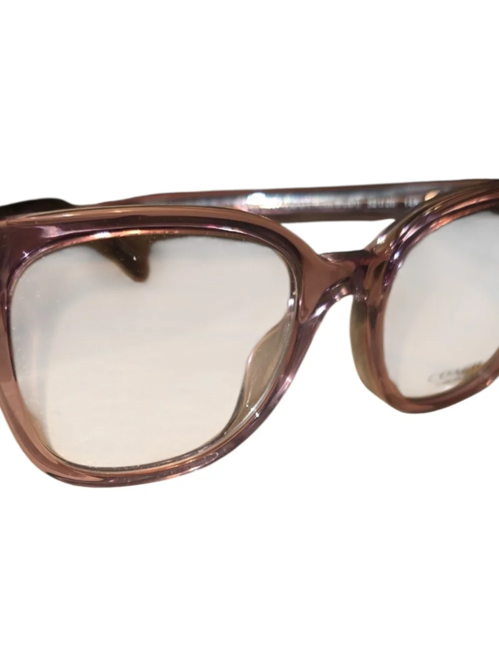Authentic Coach HC6225U women's eyeglass frames in Transparent Rose Blush NWOT